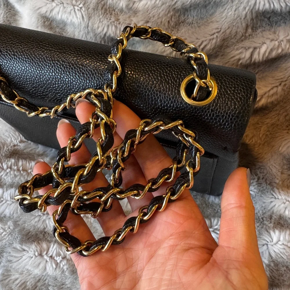 Chanel Rare Flap Box Caviar Bag - Picture 16 of 16